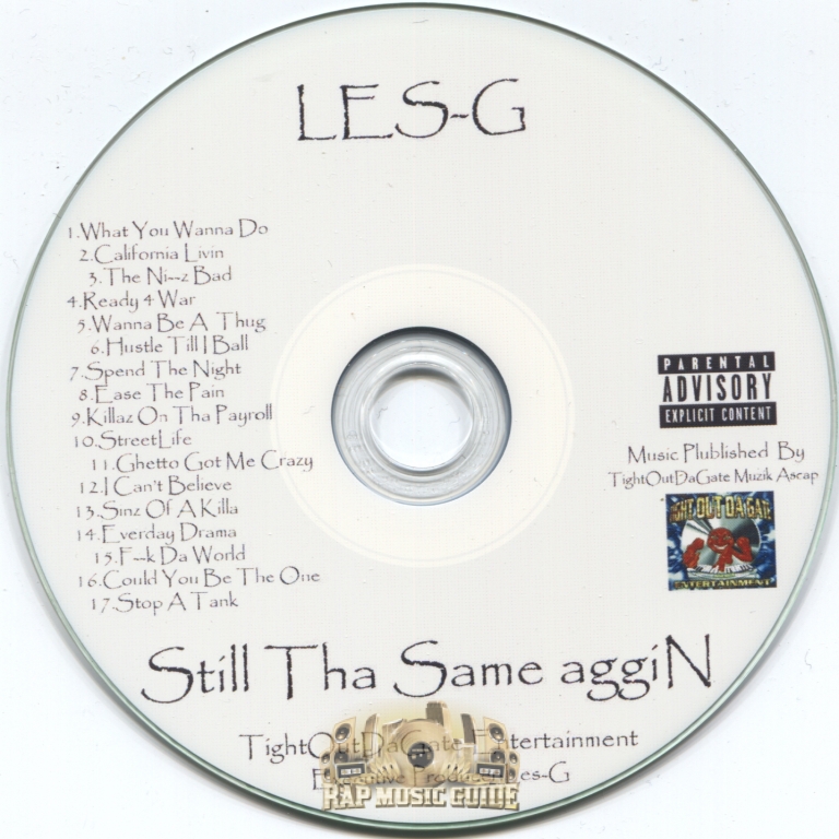 Les G. - Still Tha Same aggiN: Re-Release. CD | Rap Music Guide